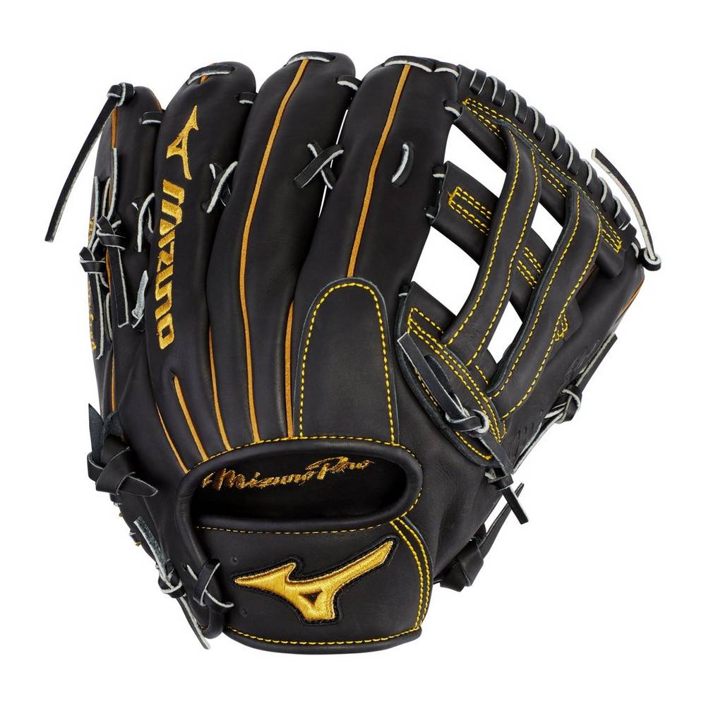 Mizuno Pro Infield 11.75" - Deep Pocket Férfi Kesztyű Fekete HXV519863